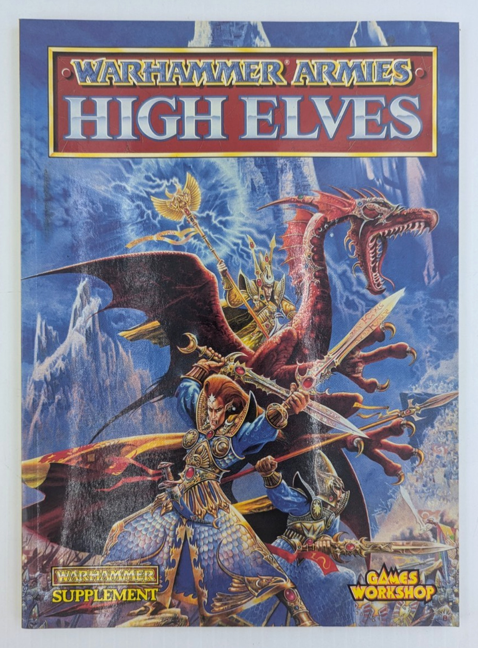 Games Workshop Warhammer Armies High Elves Supplement 1993